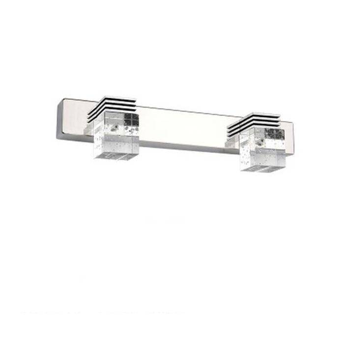 wall lamp chrome and crystal LED mirror and board