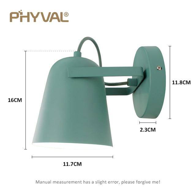 Applique murale orientable de couleur Phyval