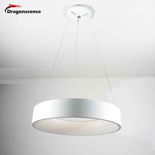 Lustre design anneau en aluminium à LED Pendant