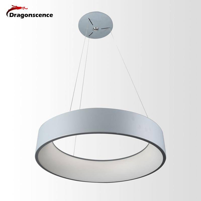 Lustre design anneau en aluminium à LED Pendant