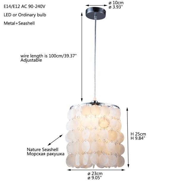 pendant light LED design with Loft glass mesh