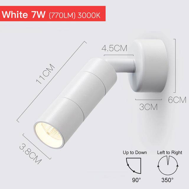 Applique spot à LED orientable Parsimony