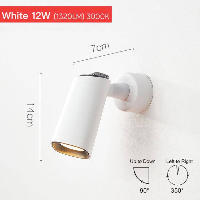 Applique spot à LED orientable Parsimony