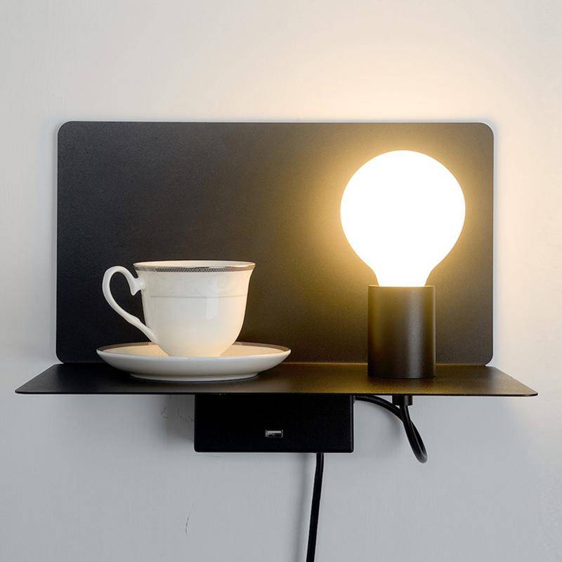 Applique à LED avec tablette et interrupteur