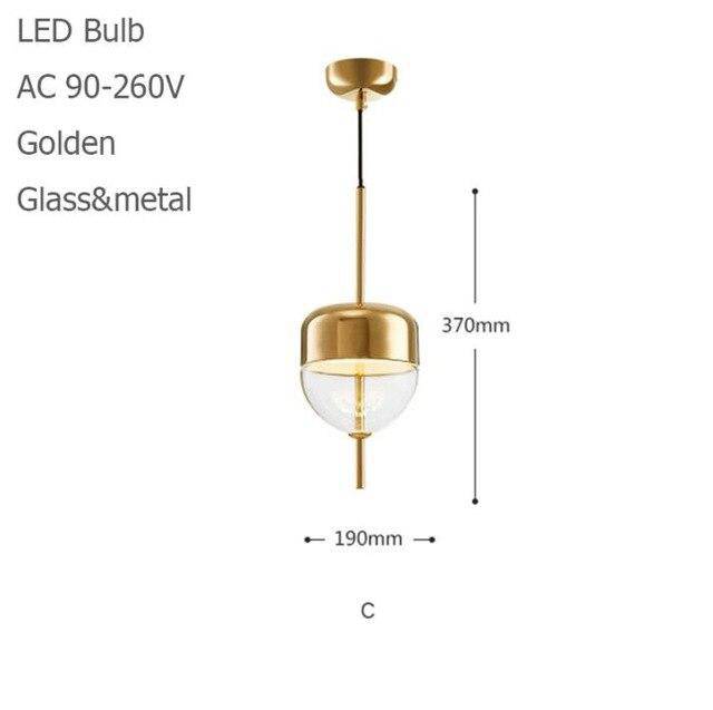 Lámpara de suspensión design vidrio azul moderno en forma de gota