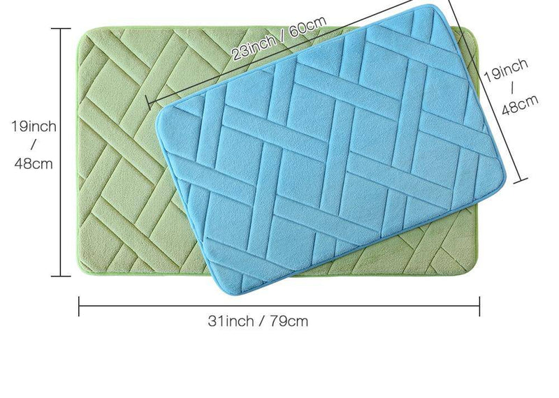 High quality coloured rectangular bath mat Bath