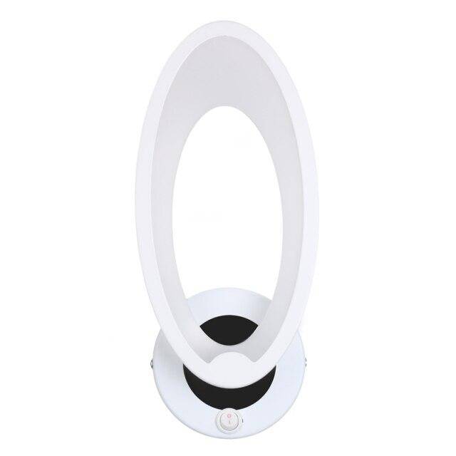 wall lamp Aluminium LED wall design in oval shape