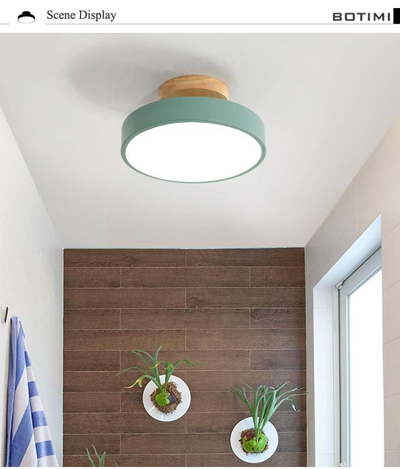 Modern round ceiling LED light with thick edges Lighty