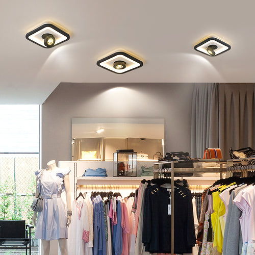 LED design ceiling lamp with Spotlight and Wrenn light base