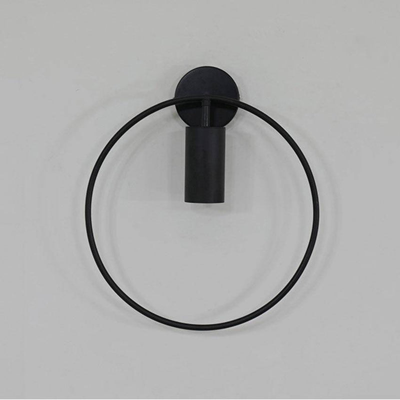 Applique murale design LED avec anneau et cylindre en métal Fly