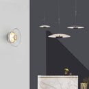 Applique murale moderne LED avec abat-jour en verre et métal Sconce