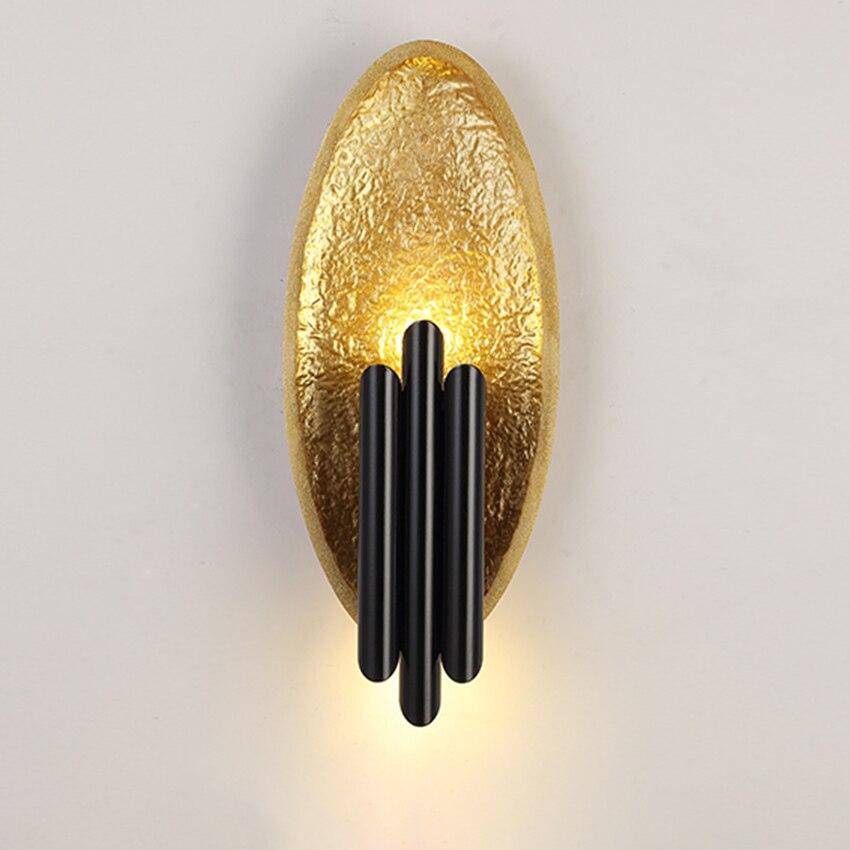 Applique murale design LED arrondie avec trois tubes style Sconce - vue 5 sur 7