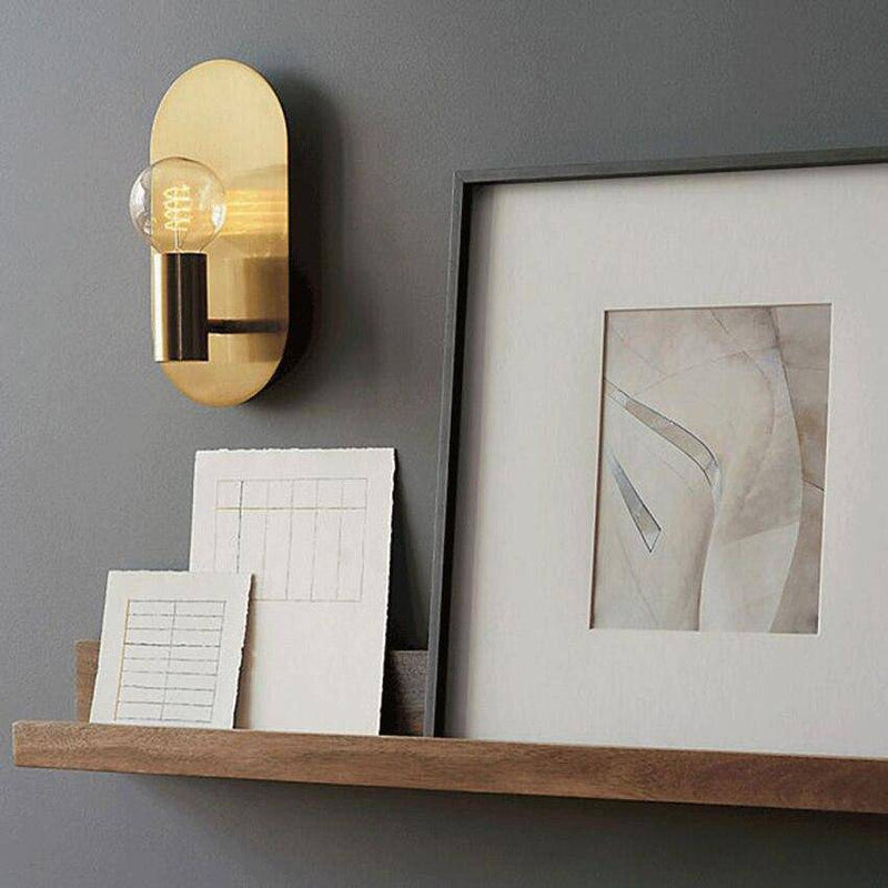 wall lamp minimalist gold wall hanging