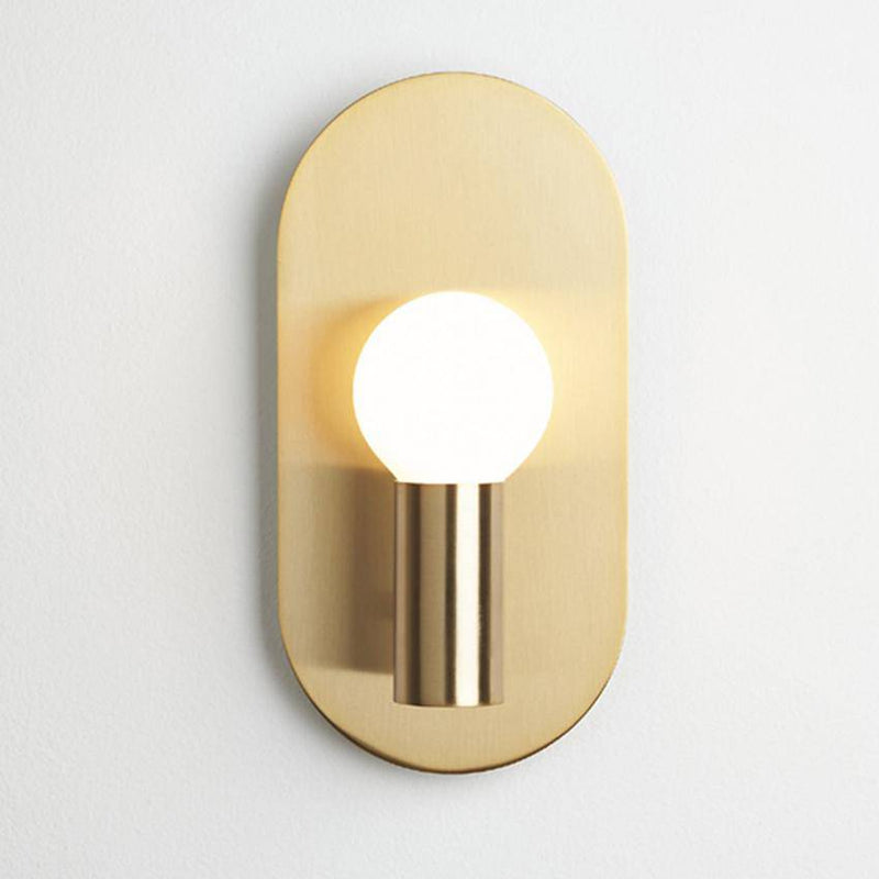 wall lamp minimalist gold wall hanging