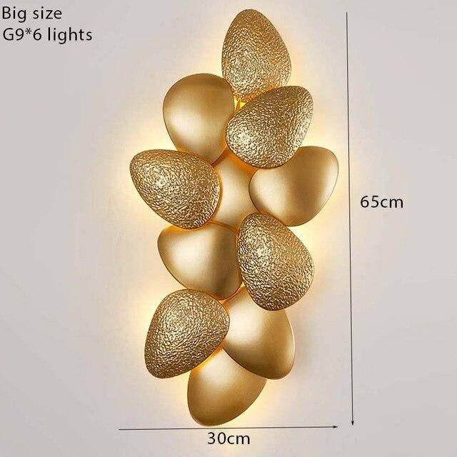 wall lamp design wall pebble Luxury