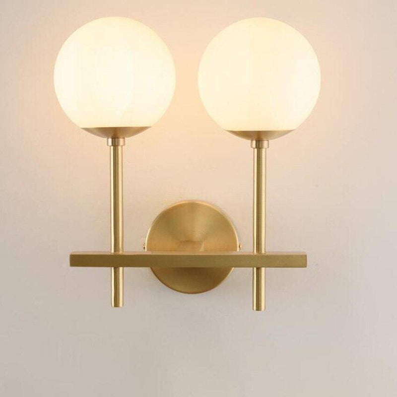 Applique murale design LED en métal doré Full Luxury