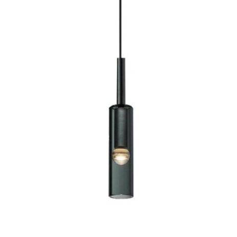 Lámpara de suspensión design LED cilíndrico en cristal Fly