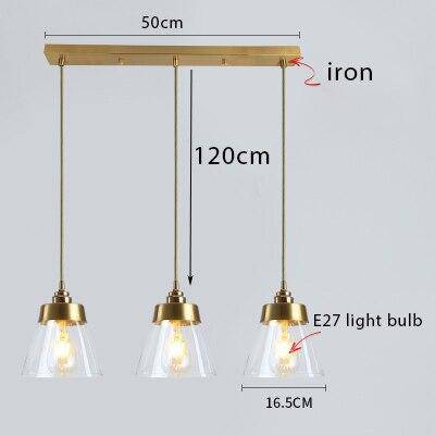 Suspension design LED dorée et abat-jour en verre luxury