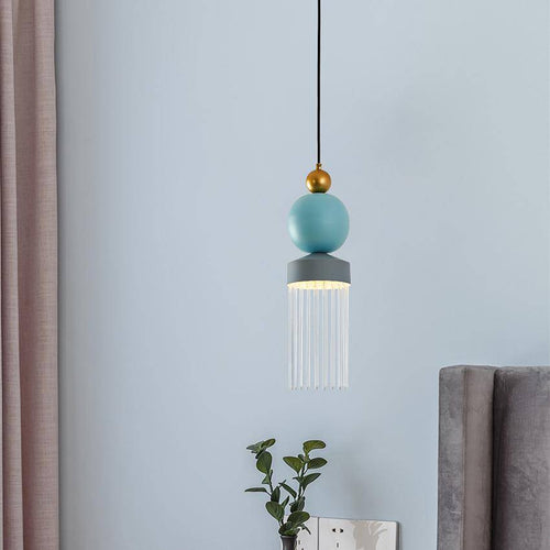 Suspension design colorées créatives Tassel - vue 5 sur 10