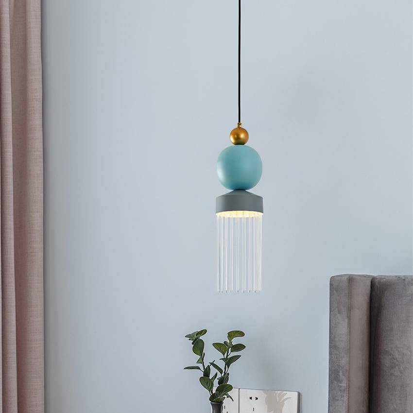 Suspension design colorées créatives Tassel - vue 4 sur 10