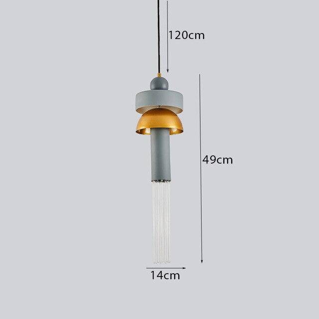 Suspension design colorées créatives Tassel - vue 7 sur 10