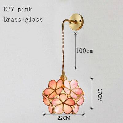 Applique murale design LED avec plusieurs trèfles en verre et métal - vue 7 sur 10