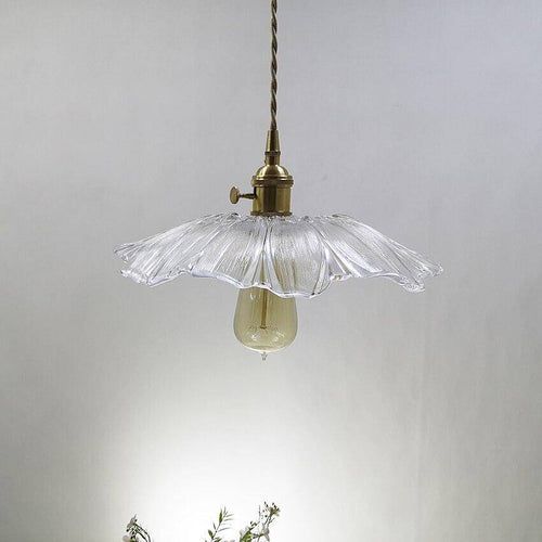 pendant light Japanese glass flower