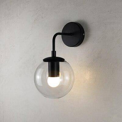 Lámpara de pared LED con bola de cristal Pared