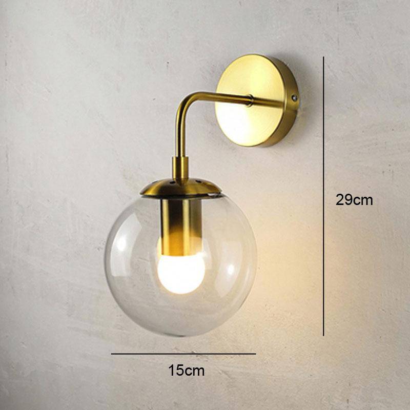 wall lamp LED wall light with glass ball Wall