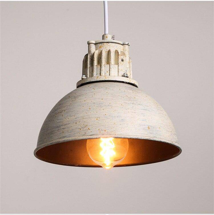 Suspension retro demi boule style industrielle - vue 3 sur 7