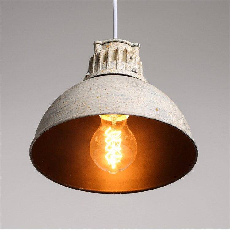 pendant light retro half ball industrial style