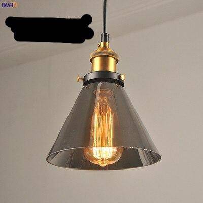 Pendant light with glass shade Loft