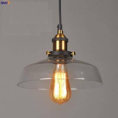 Pendant light with glass shade Loft