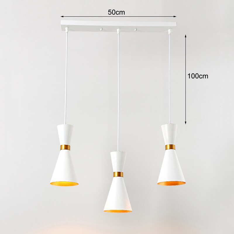 Moderna lámpara de LED en forma de reloj metálico Gadea