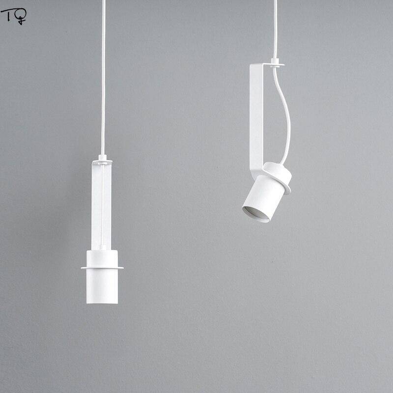 pendant light LED design with metal cylinder in industrial style