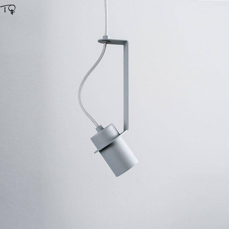 Lámpara de suspensión design LED con cilindro metálico de estilo industrial