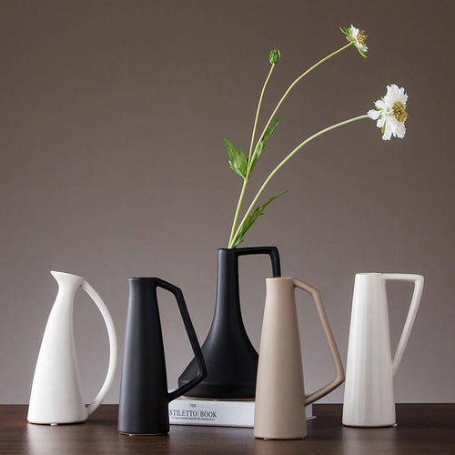 Modern ceramic vase Zen Flower style