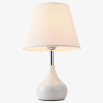 LED bedside lamp with lampshade and coloured base Kids