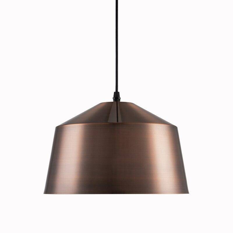 Suspension design LED avec abat-jour cuivré style Loft - vue 4 sur 3