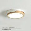Plafonnier LED en bois et métal Nordic (plusieurs couleurs)
