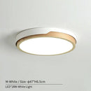 Plafonnier LED en bois et métal Nordic (plusieurs couleurs)