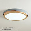 Plafonnier LED en bois et métal Nordic (plusieurs couleurs)