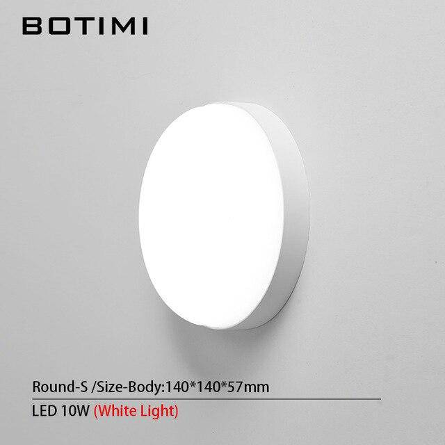 Moderna lámpara de pared LED blanca para interiores
