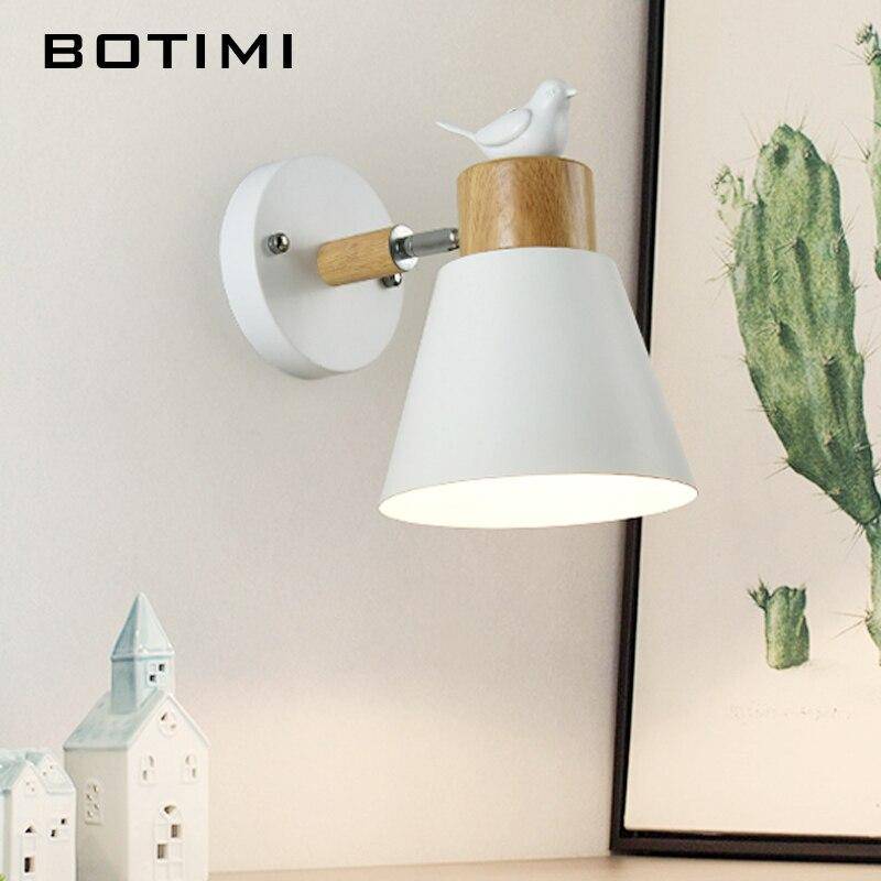 wall lamp modern LED wall light with lampshade metal Bird style