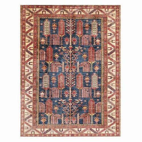 Rectangular Persian rug in dirouz style G