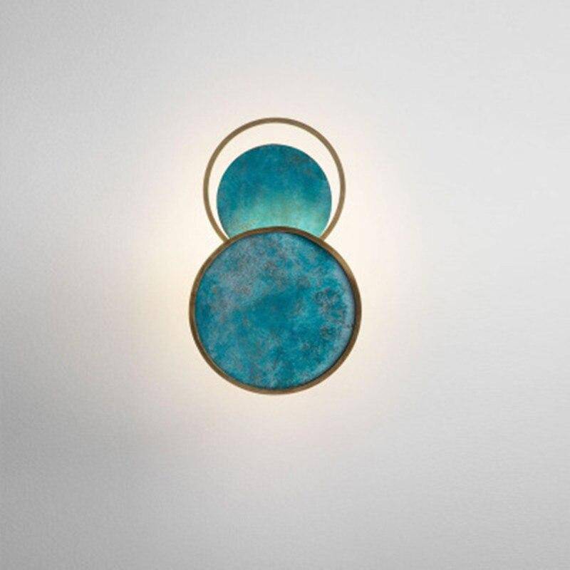 wall lamp LED design wall lamp with marble circle Luxury