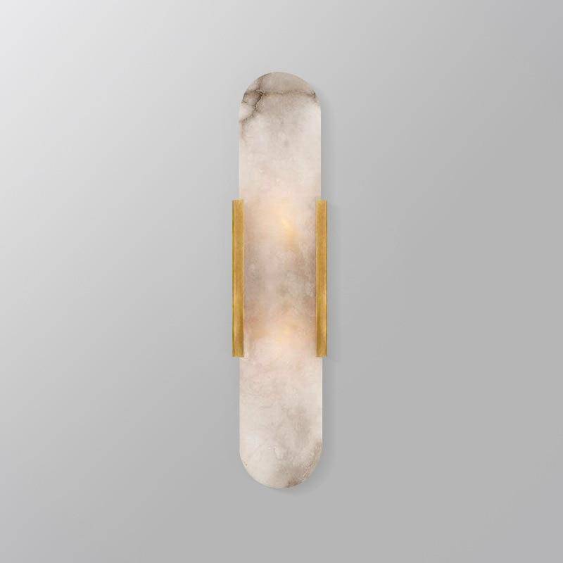 Applique murale design LED en marbre arrondi style Shining