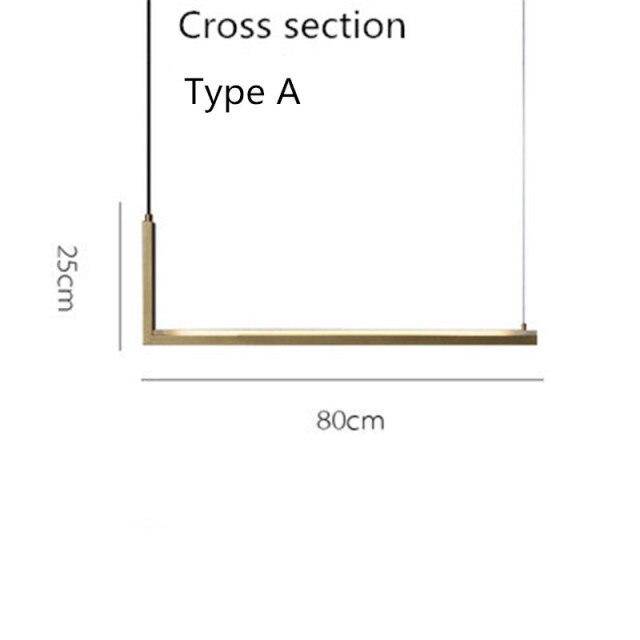 Lámpara de suspensión LEDs con formas geométricas design y acabados en cobre