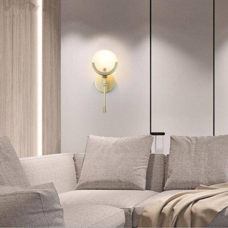 wall lamp metal and glass wall Marbe