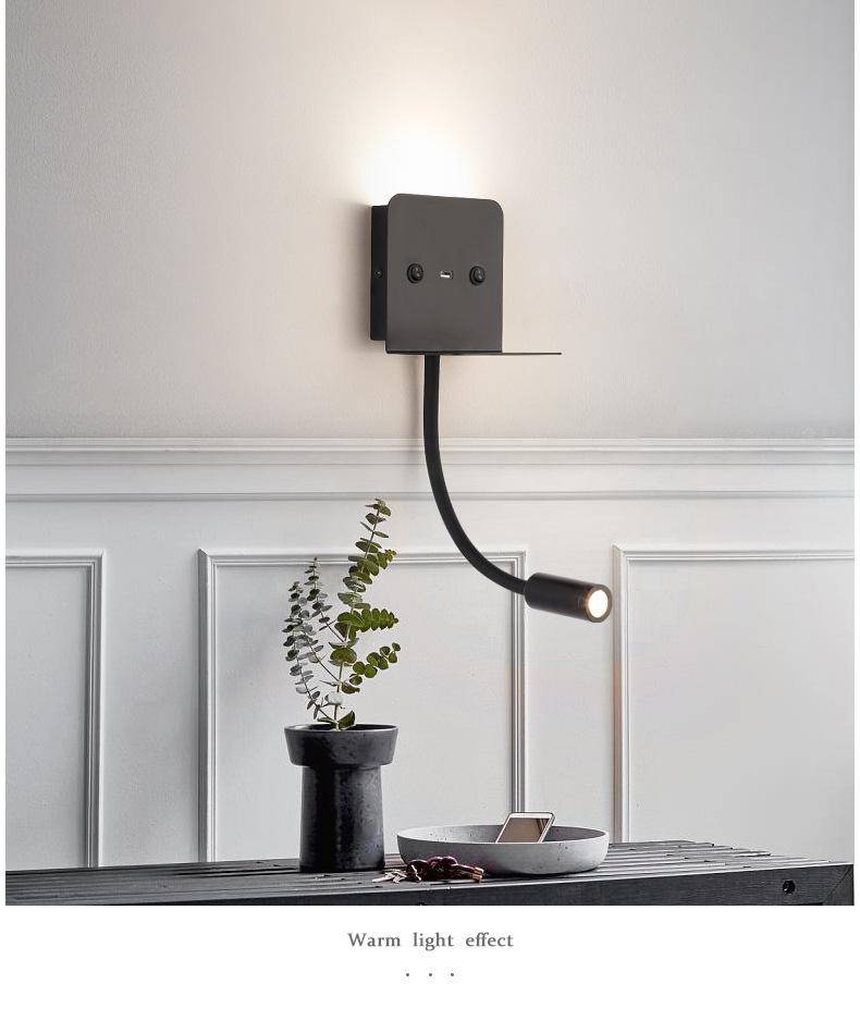 Liseuse à LED avec spot orientable - vue 5 sur 8